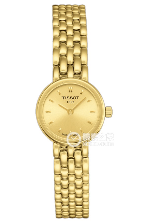 Tissot Fashion T058.009.33.021.00 Quartz, gold-plated stainless steel, 19.5mm