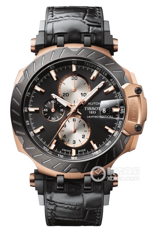 Tissot Sport MotoGP™ Automatic Limited Edition Automatic machinery, 316L stainless steel, rose gold and black PVD coating