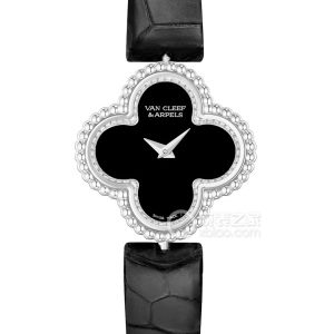 Van Cleef & Arpels ALHAMBRAVCARO8WU00 Quartz, 18k white gold, 22.7 x 22.7mm - Image 1