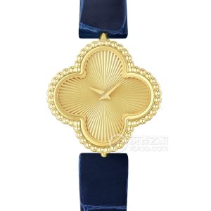 Van Cleef & Arpels ALHAMBRAVCARO8WT00 Quartz, 18k gold, 22.7 x 22.7mm - Image 1