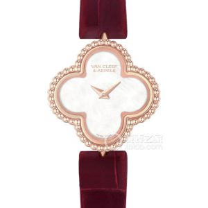 Van Cleef & Arpels ALHAMBRAVCARO8SF00 Quartz, 18k rose gold, 23mm - Image 1