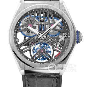 Zenith Peak 40.9000.4805/75.R582 Platinum, 44mm - Image 1