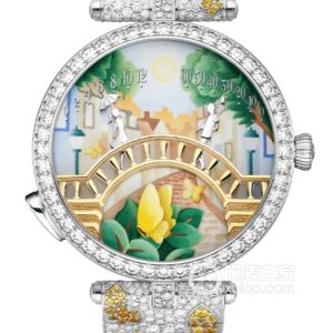 Van Cleef & Arpels Poetic Complications VCARO8U100 18k white gold, 38mm - Image 1
