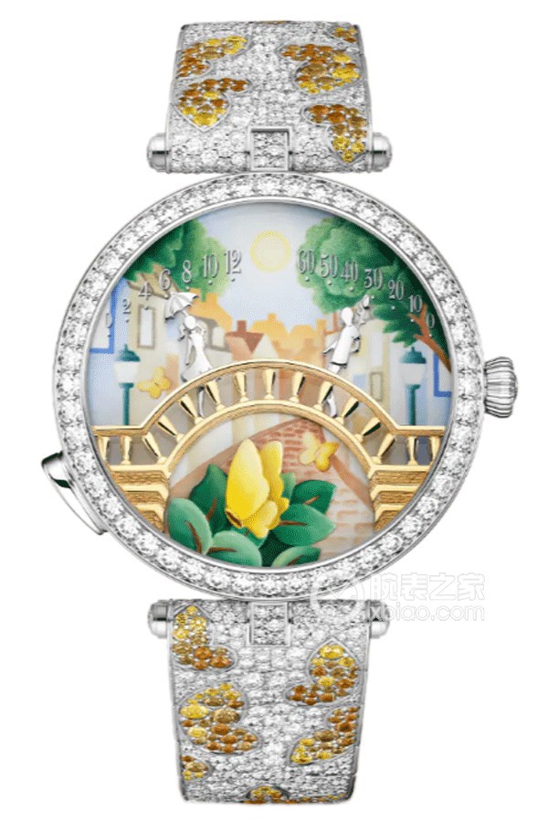 Van Cleef & Arpels Poetic Complications VCARO8U100 18k white gold, 38mm