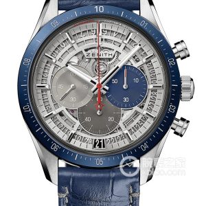 Zenith EL PRIMERO95.3002.3600/69.I004 Automatic mechanical movement, titanium, blue ceramic bezel, 42mm - Image 1