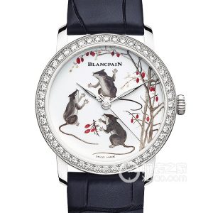 Blancpain Classic 6124-1919-55B 18k white gold, 33mm - Image 1