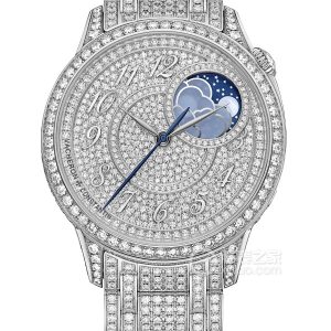 Vacheron Constantin Elegance 8016F/127G-B499 Automatic mechanical movement, 18k white gold, set with 246 brilliant-cut diamonds, 37mm - Image 1