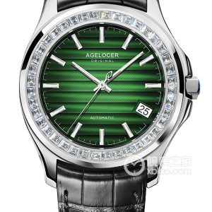 Lake Elebaikal 6305E1 Automatic mechanical parts, stainless steel, inlaid with Swarovski crystals, 40mm - Image 1
