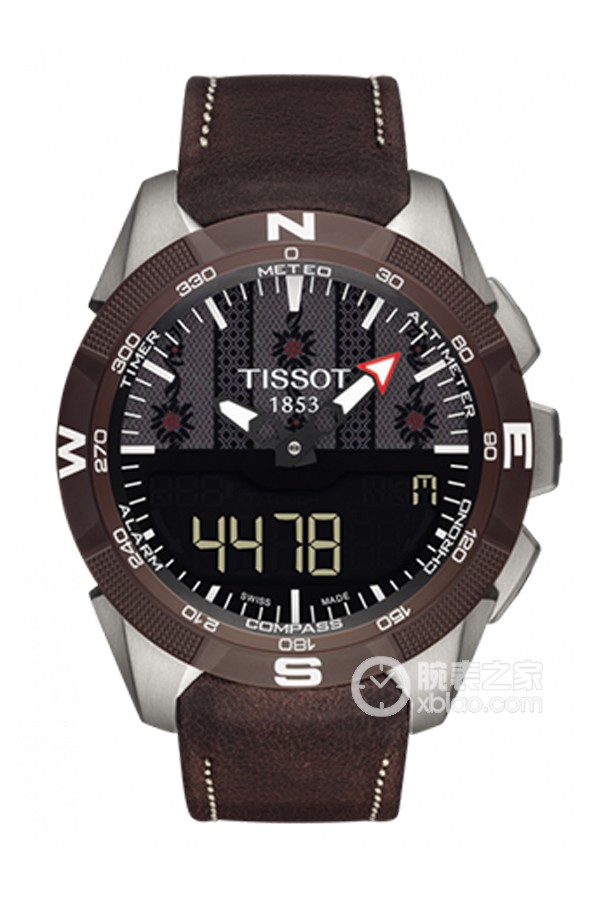 Tissot Touchscreen T1104204605100 Quartz, antimagnetic titanium, 45mm