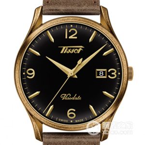 Tissot Retro Classic T1184103605700 Quartz, antique bronze PVD coated 316L stainless steel case, 40mm - Image 1