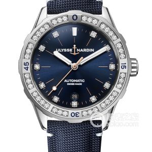 Ulysse Nardin 8163-182B/13 Automatic machinery, precision steel, 39mm - Image 1