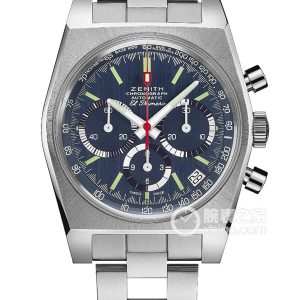 Zenith flagship 03.A3818.400/51.M3818 Automatic machinery, precision steel, 37mm - Image 1