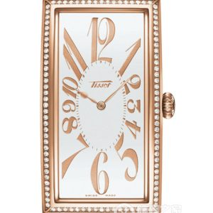 Tissot Retro Classic T71.8.109.32 Manual mechanical, 18k gold set with diamonds, 49mm - Image 1