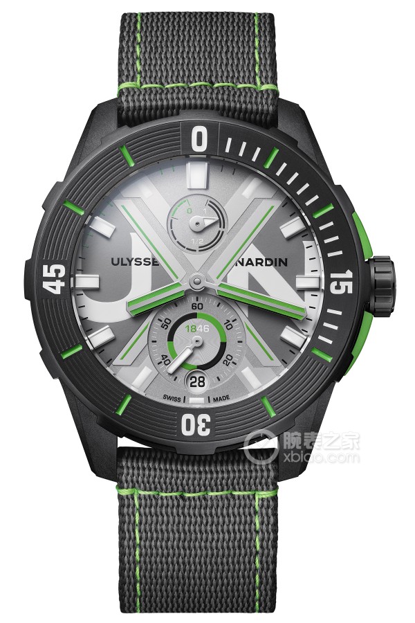 Ulysse Nardin Diver 1183-170/90-PLAST Automated machinery, recycled materials, 44mm