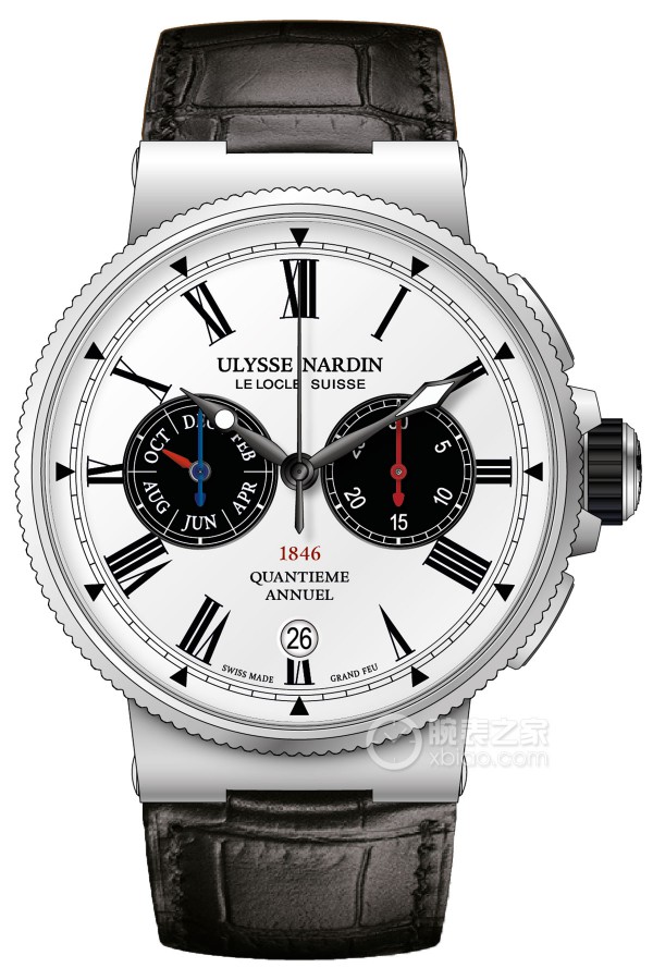Ulysse Nardin Marine 1533-150LE-0AE-CIIE Automatic machinery, precision steel, 43mm