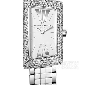 Vacheron Constantin 197225515/U01G-9233 Quartz, 18k white gold set with diamonds, 232 diamonds, weighing approximately 13.21 x 27.7mm. - Image 1