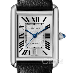 Cartier Tank WSTA0040 Automatic machinery, stainless steel, 41 x 31mm - Image 1