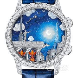 Van Cleef & Arpels Poetic Complications VCARO30M00 Manual mechanical, 18k white gold, 43mm - Image 1
