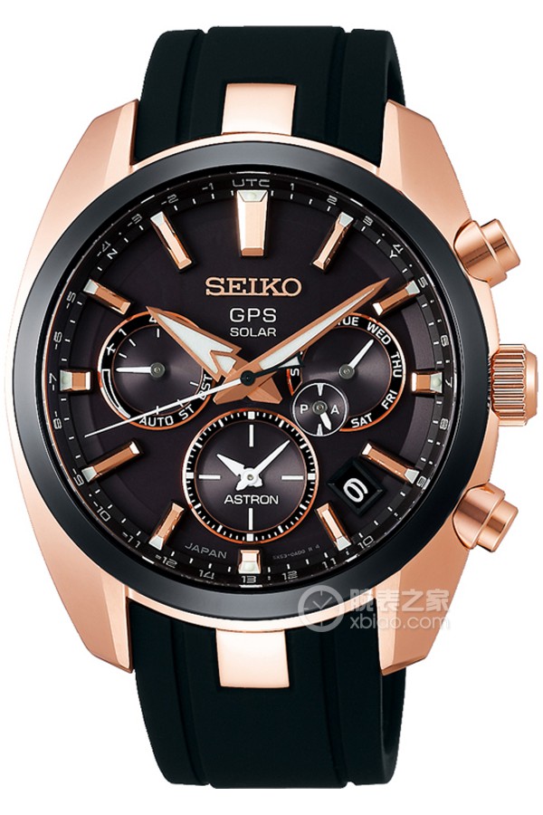 Seiko ASTRONSSH024J1 Quartz, ultra-wear-resistant carbon film treated stainless steel, 42.7mm