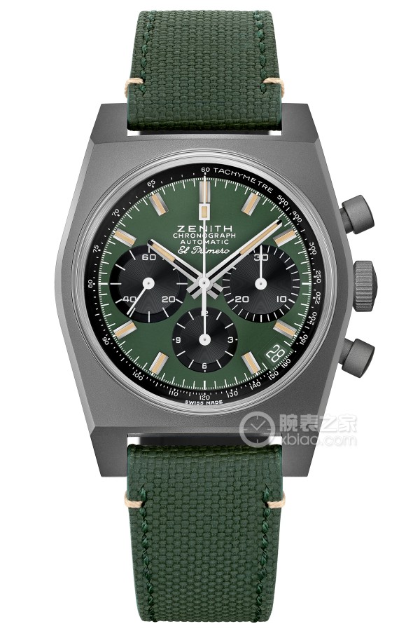 Zenith flagship 97.T384.400/57.C856 Automatic machinery, titanium, 37mm