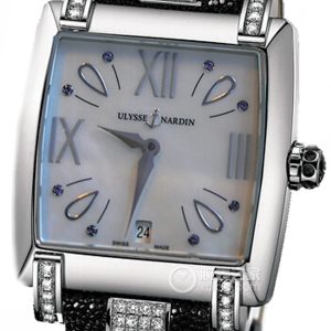 Ulysse Nardin 133-91C491 Automatic machinery, stainless steel with diamond inlay, 34mm - Image 1