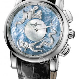 Ulysse Nardin's rare and unique timepiece model 6119-103/P0-P2 Platinum, 42mm - Image 1