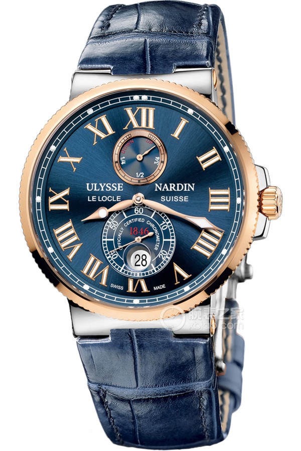 Ulysse Nardin Marine 265-67/43-BQ Automatic mechanical, rose gold, 43mm