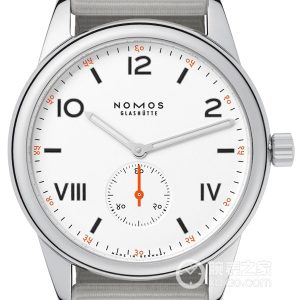 NOMOS Club 737.S2 Manual mechanical device, stainless steel, 38.5mm