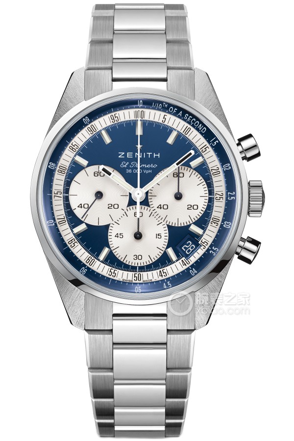 Zenith flagship 03.3200.3600/51.M3200 Automatic machinery, precision steel, 38mm