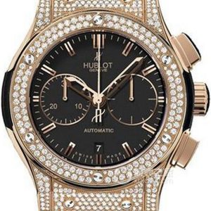 Hublot Classic Fusion 541.OX.9010.LR.1704 Automatic mechanical, rose gold with diamonds, 42mm