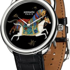 Hermès Time Stop 040827WW00 Automatic machinery, platinum, 41mm