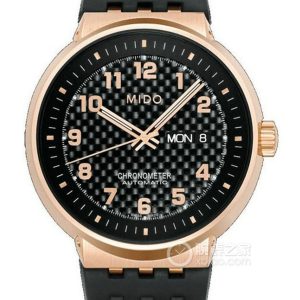 Mido Wanmei M8340.3.D8.91 Mechanical, PVD gold plated, 40mm