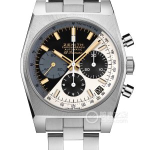 Zenith flagship 95.L384.400/50.M384 Automatic machinery, sandblasted titanium metal, 37mm - Image 1