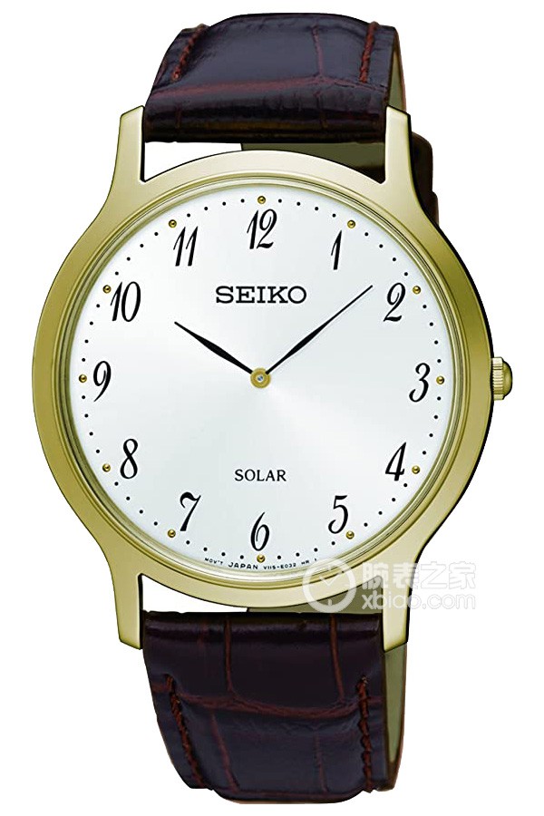 Seiko SOLARSUP860P1 PVD gold plating, 37.8mm