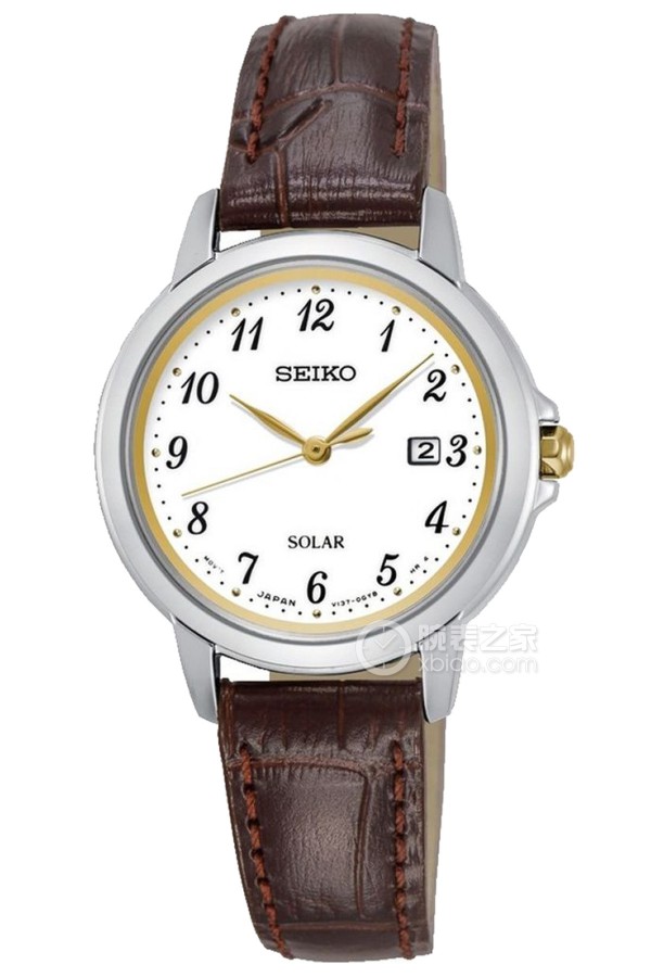 Seiko SOLARSUT375 Quartz, stainless steel, 28mm