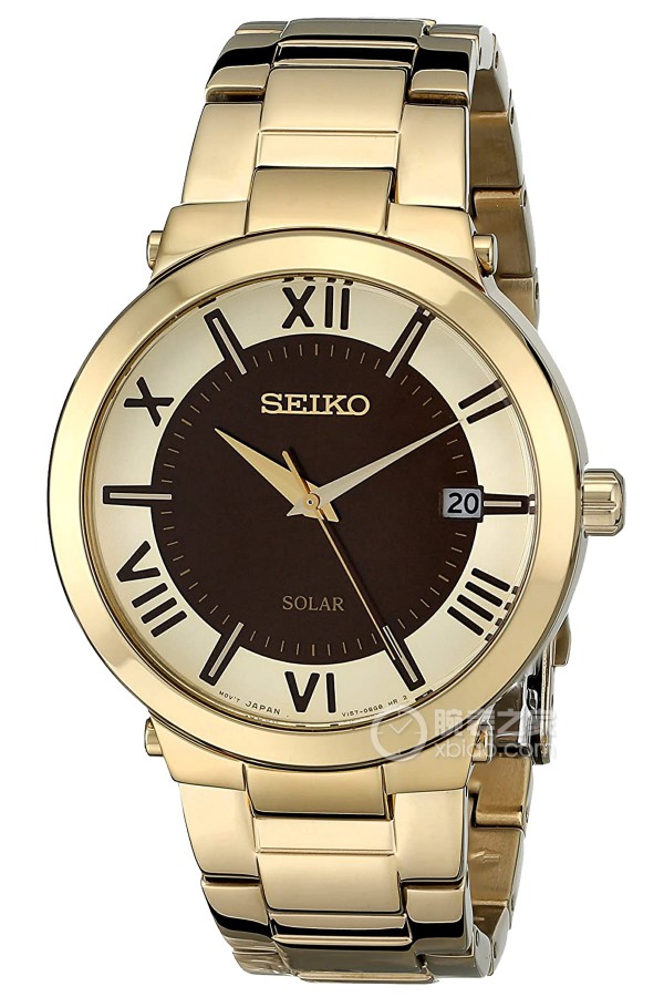Seiko SOLARSNE884 PVD gold plating, 38mm