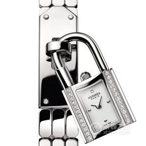 Hermes KellyW056306WW00 Quartz, stainless steel, set with 24 diamonds, approximately 0 - Image 1