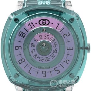 Gucci Grip Grip - Pale Purple Pink Palette with Turquoise Automatic machinery, sapphire crystal