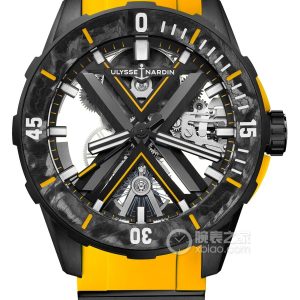 Ulysse Nardin Diver 3723-170LE-2A-BLACK/3B Automatic machinery, black DLC-coated titanium, 44mm - Image 1