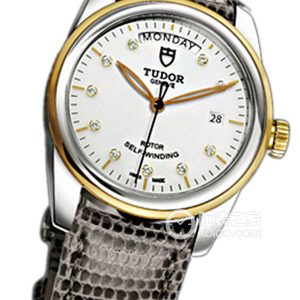 Tudor Junjue 56003 - Grey Lizard Strap Automatic machinery, stainless steel, 39mm - Image 1