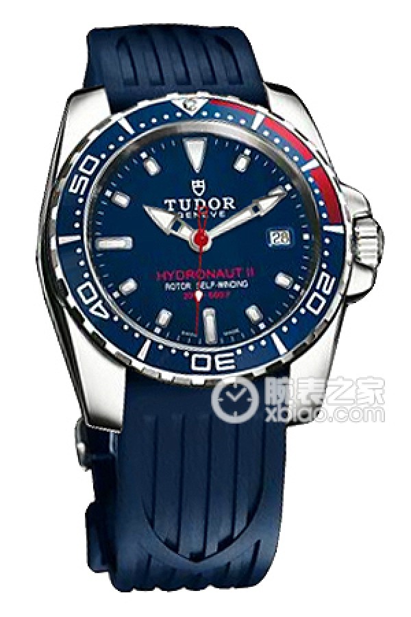 Tudor Aquarius 20060b - Rubber Blue Bracelet Automatic machinery, stainless steel, 41mm