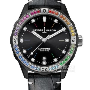 Ulysse Nardin Diver 8163-182B1LE-2A-RAIN/1A Automatic machinery, black stainless steel, 39mm - Image 1