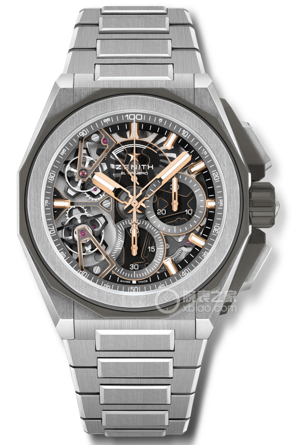 Zenith Peak 95.9100.9020/78.I001 Frosted titanium, 45mm