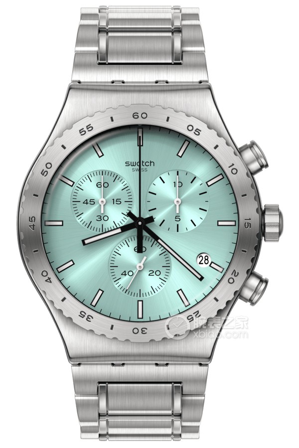 Swatch YVS498G Quartz, Stainless Steel, 43mm