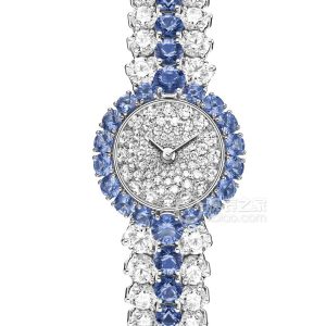 Van Cleef & Arpels High Jewelry Watch VCARPBMD00 Quartz, Platinum, 18K White Gold, Sapphire, 20mm - Image 1