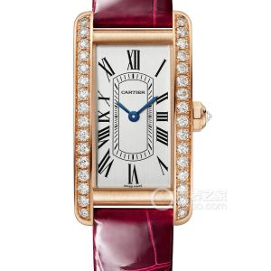 Cartier Tank WJTA0042 Quartz, 18k rose gold, 35.4 x 19.4mm - Image 1