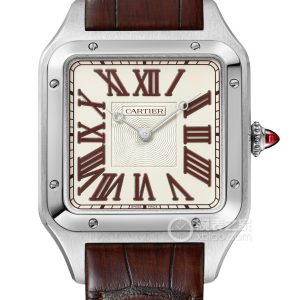 Cartier Santos WGSA0082 Manual mechanical, platinum, 46.6 x 33.9 mm - Image 1
