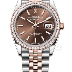 Rolex Datejust M126281RBR-0031 Automatic machinery, oyster steel, 36mm - Image 1