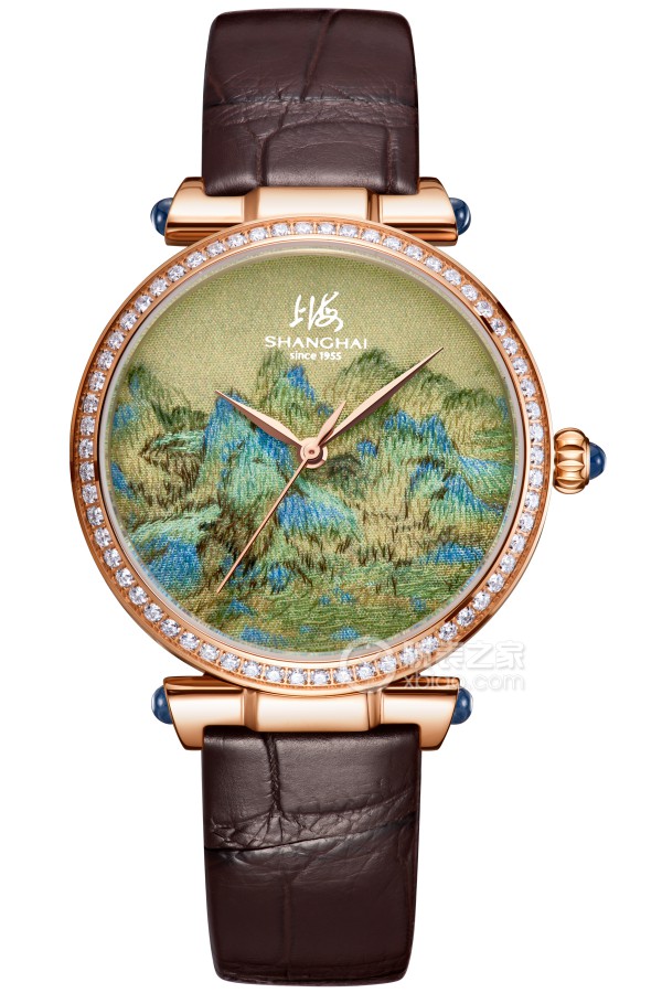 Shanghai Watch Fuxing 22AT-Q-SW30-RSDM Automatic machinery, gold-plated stainless steel, 36mm